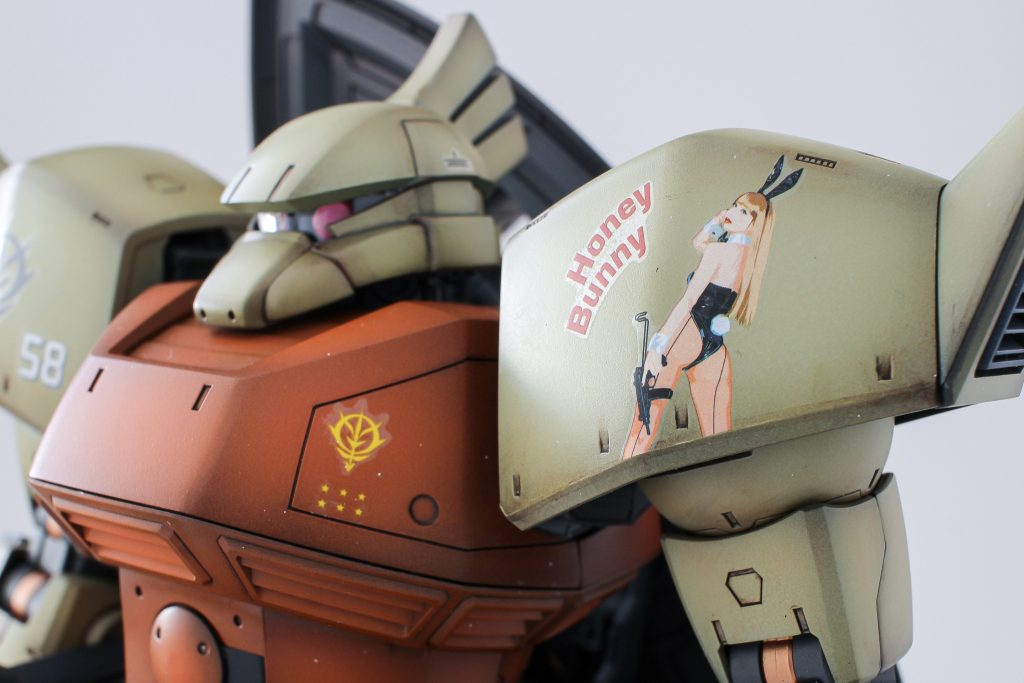 バニーちゃん左肩が寂しかったので今回もご協力いただきました