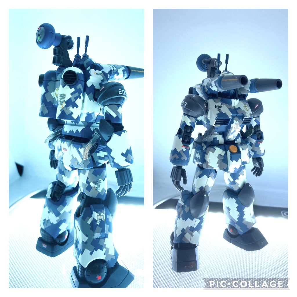 アンテナは切断して同じくコトブキヤのパーツを付けました