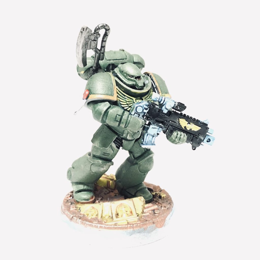 ザクのシンボル、ヒートホークは1/380ガンプラから持ってきました