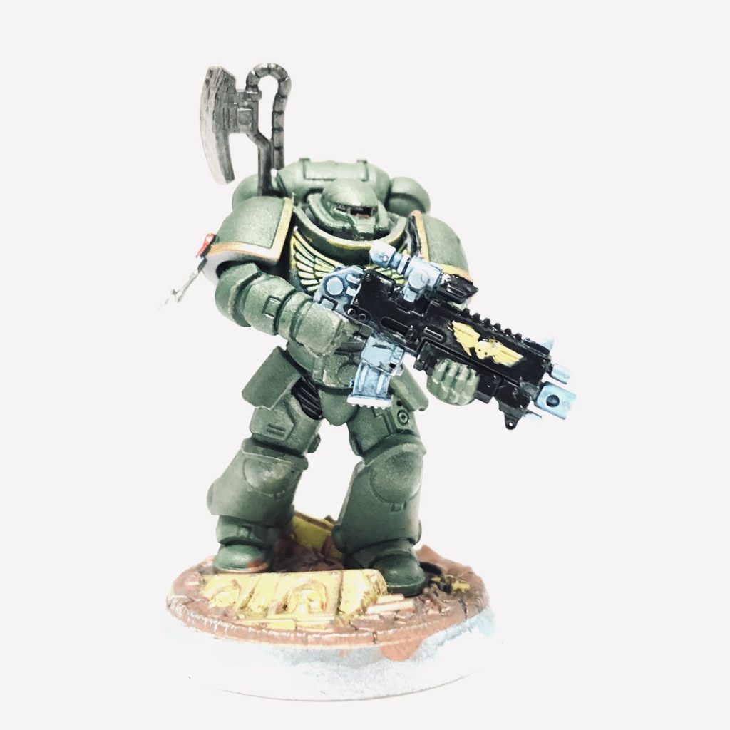 ついにスケールの壁を乗り越え、ウォーハンマーとのミキシングに成功しましたw