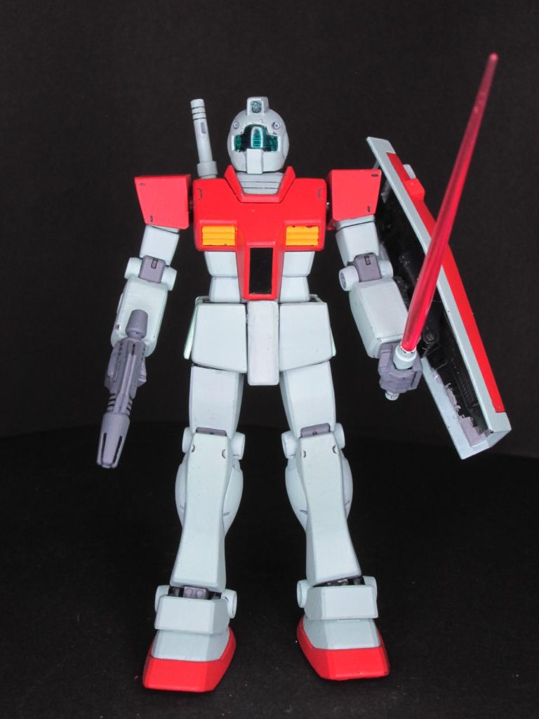 ライトブルー、MSレッド、イエロー、ニュートラルグレー使用。合せ目消し、艶消しで作りました。最後まで見て頂き、ありがとうございました。