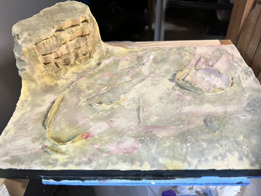 ジオラマベースは、ほぼ100均で揃えてます。