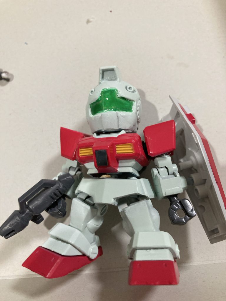 蛍光塗料でゴーグルを塗装