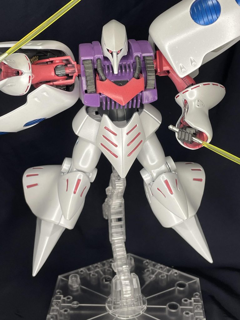 俗物が作りましたので付属のメタルシール大活躍それでもハマーン様のキュベレイは美しい