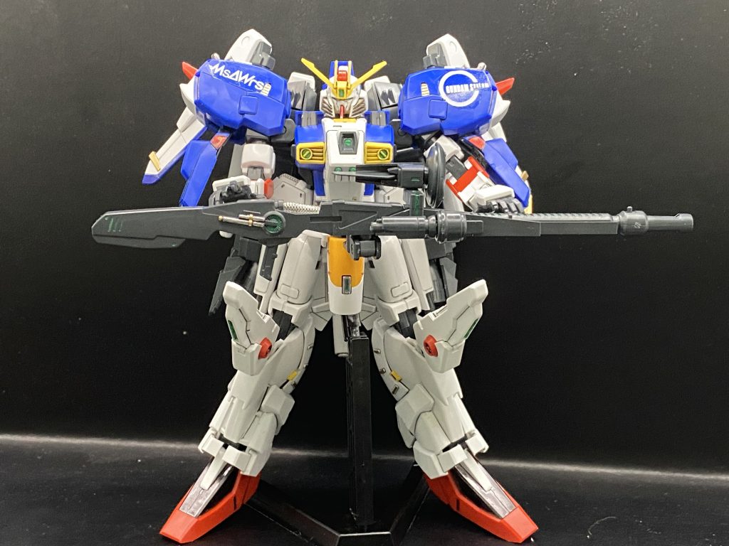 そしてEx-sと言えばこのポーズこのポーズを取らせるためだけのパーツが付属しているあたり流石としか言いようがない。このプロポーションとこのポーズが取れるというだけでもこのキットの価値は高いです!