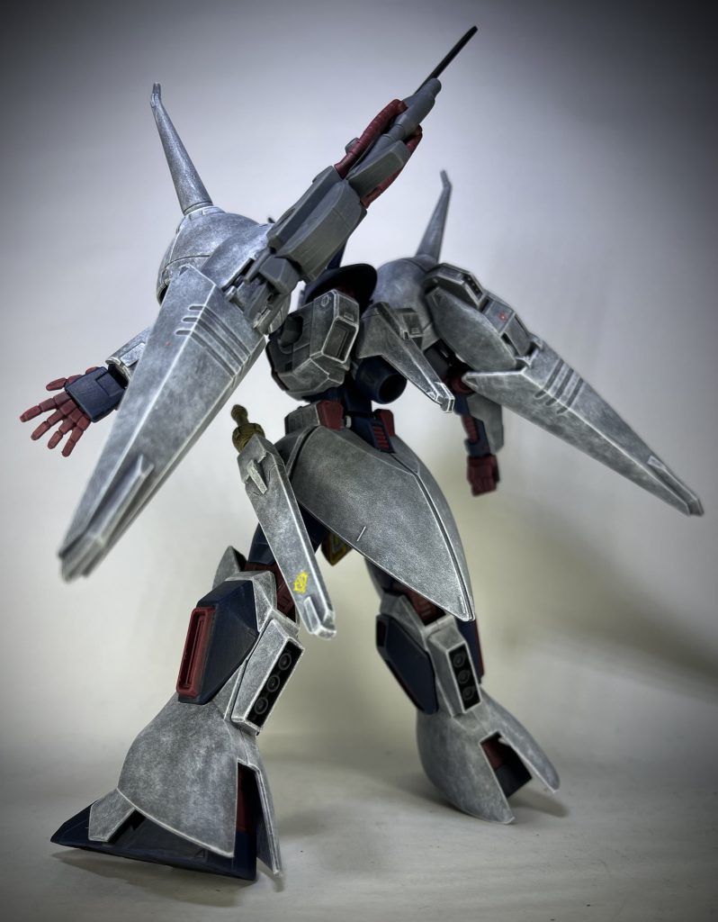 ぐるっと一周。塗装は完全筆塗り、ドライブラシ、艶消しトップコート仕上げです。