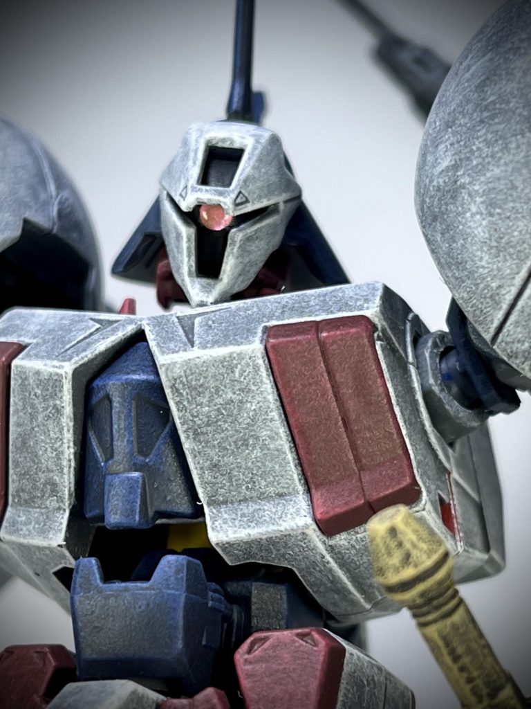 寄りショット！寄っているので、ドライブラシの度合いがどんな感じか、皆様に伝われば幸いです。届け！この思いっっ！笑