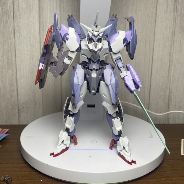 ガンダムヘッドの試作です。シェルユニットどこに仕込もうかな…（2枚目）