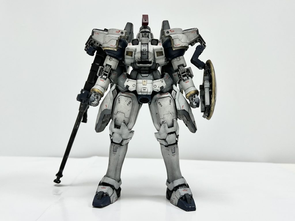 正面。プラバン筋彫りなどデテールアップはしています。 