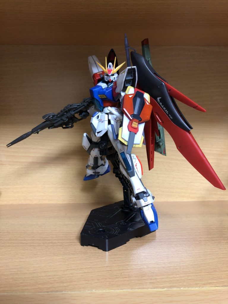 デスティニーの羽付けてからミキシング開始！