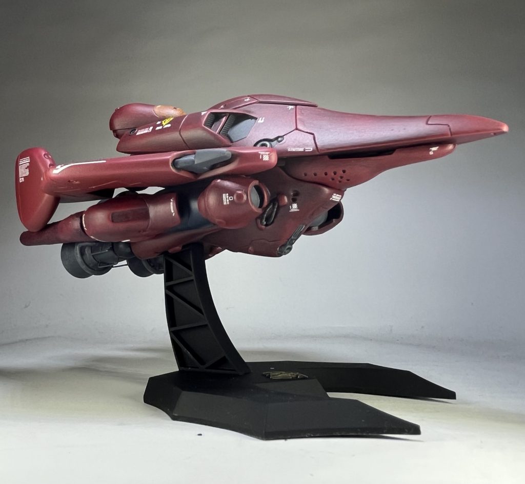 何と無くこっちのショットも笑塗装は完全筆塗り、墨入れは行わずに重ねドライブラシ及び艶消しトップコート仕上げです。