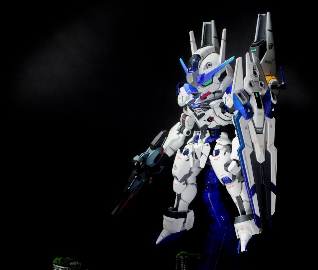 頭部・脚部:SDEXエアリアル胴体・脚部・武装:HGエアリアル腕部:HGルブリスバックパック:フライトユニット