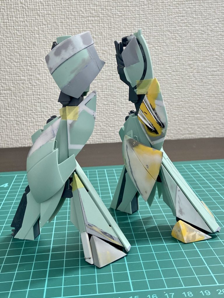 脚部が形状変更で最も手が掛かりました。