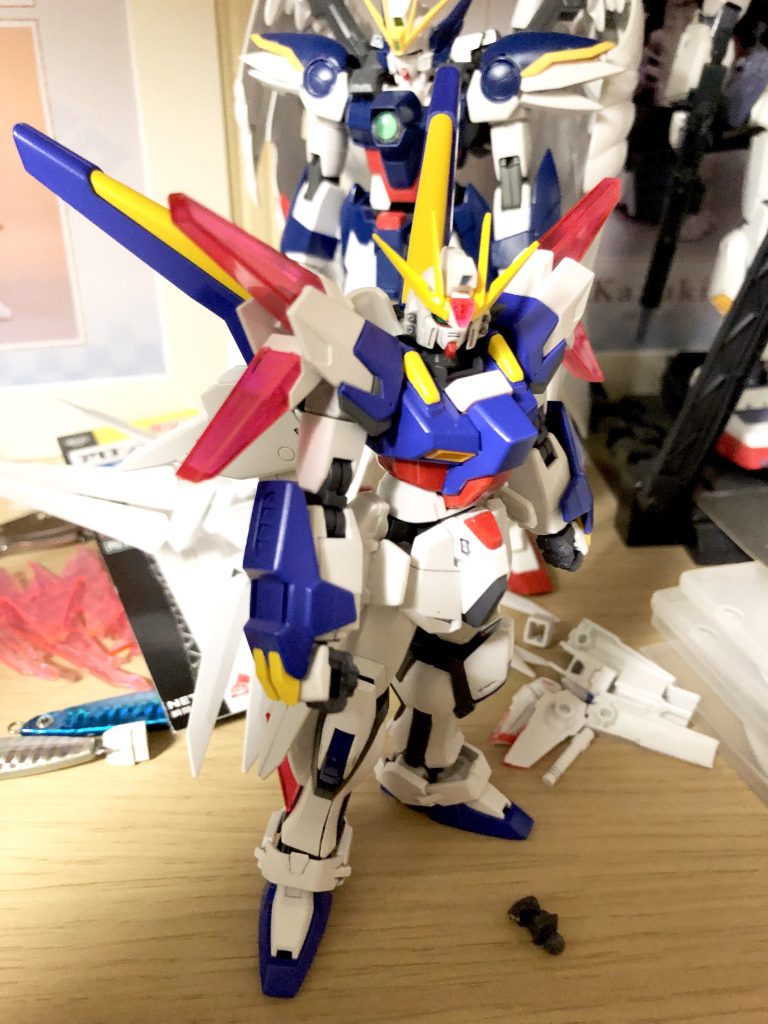 塗装は当時お気に入りだったガイアのコバルバイオレットをメインカラーに採用しました。てかちゃんとした写真撮っておけば良かった 汗