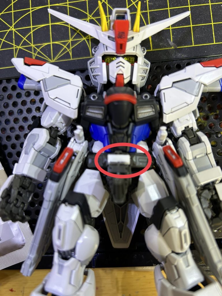 こんな感じで0.5ミリのプラ板を2枚重ねてみました🤔