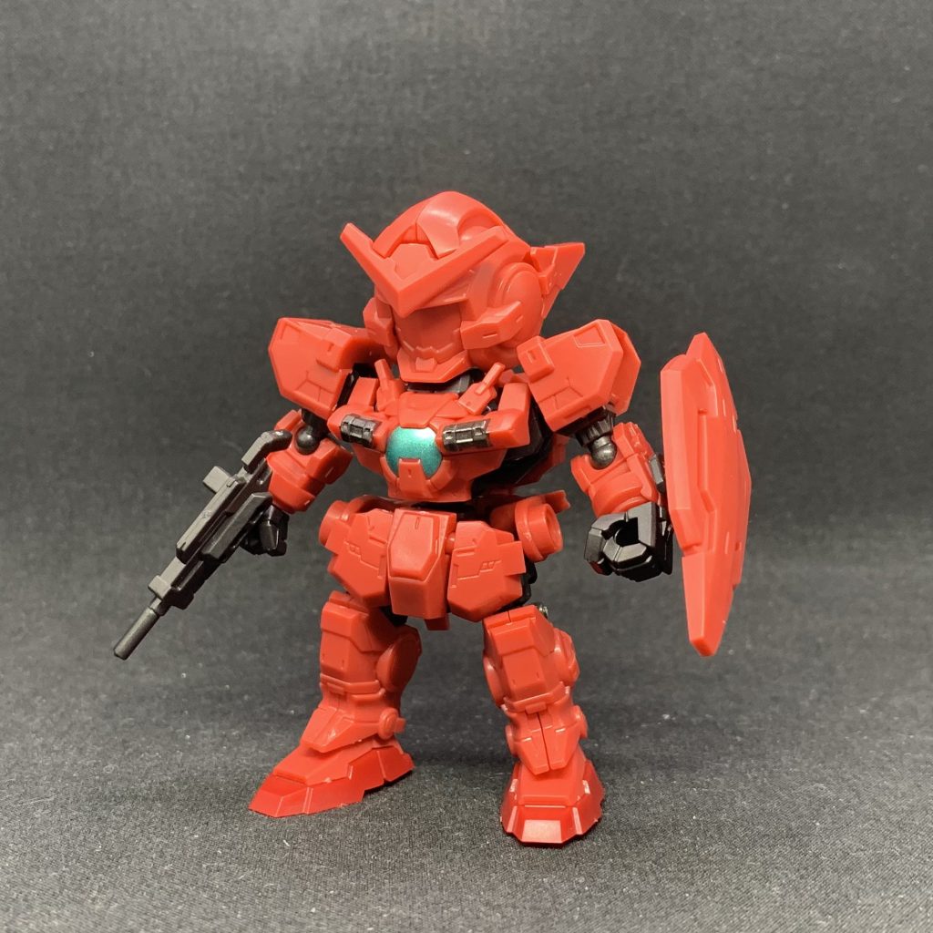 シール貼らない素組み状態。EXパーツにプロトGNランチャーとか欲しかった