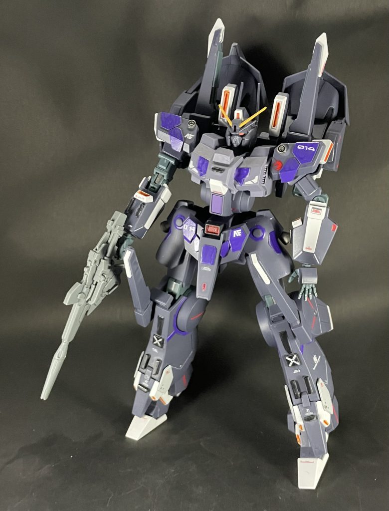 素立ちの状態！紫をアクセントに、色々なところに塗りました😆