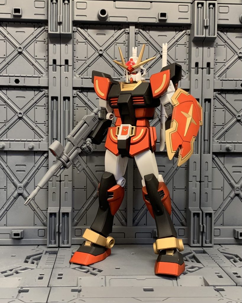 素のラーガンダムはこんな感じ。2体目買ってプロトタイプガンダムカラーにしようか悩みますね