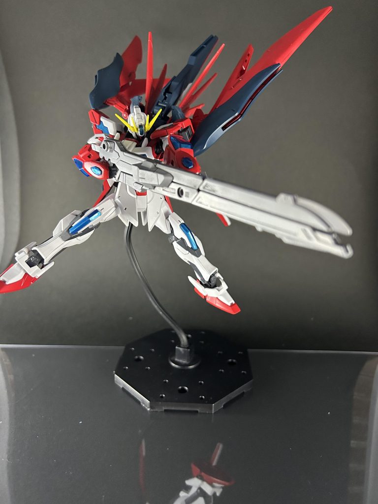 武器はエクシードとデスティニーの武器をいい感じにまとめました。サンライズパースが綺麗に決まって満足です……