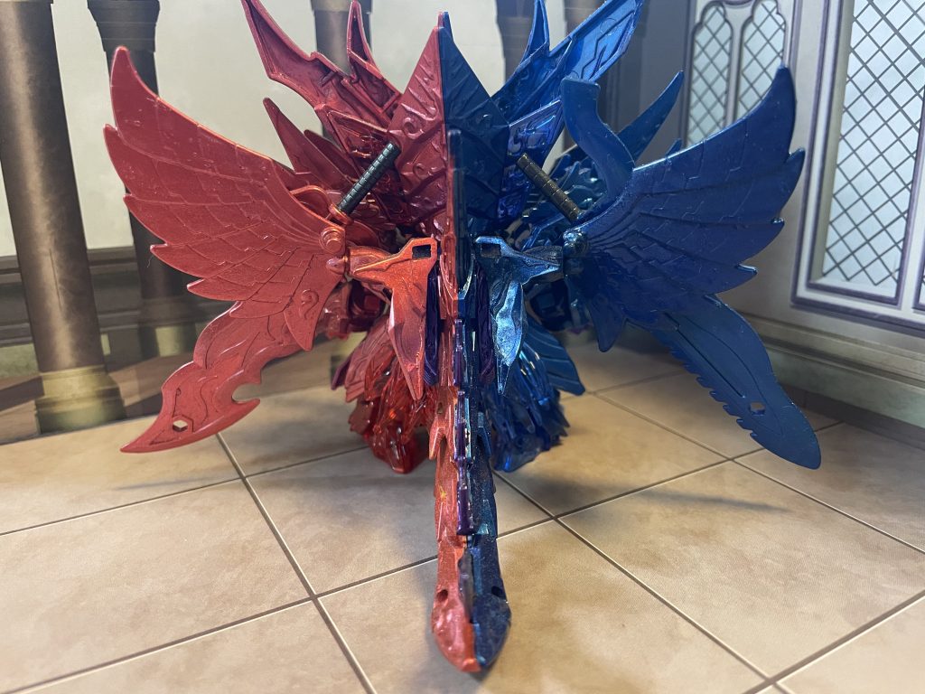 バックもハーフ&ハーフ。