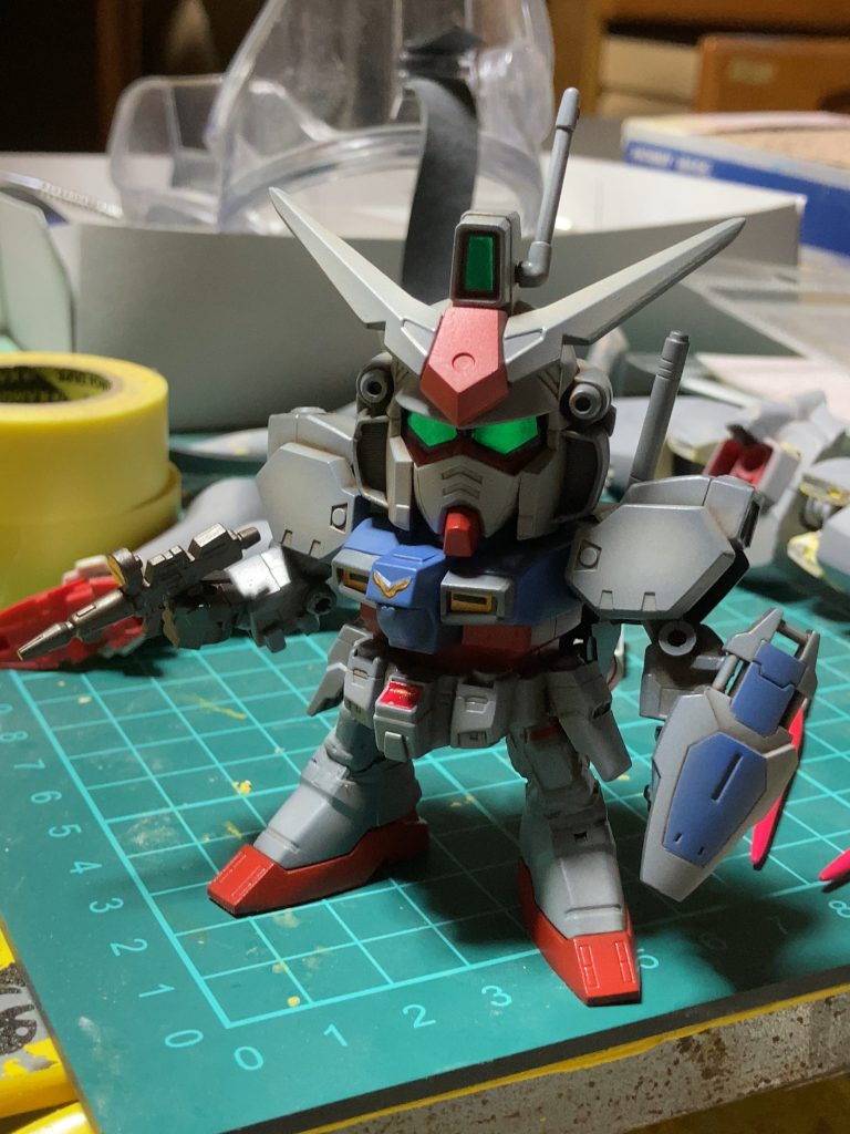 ライフルも小さめです。