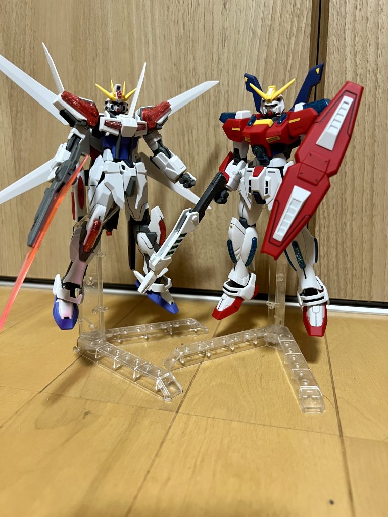 そして二体を並べることによってアニメの再現です！！やっぱりカッコ良すぎます😍👍