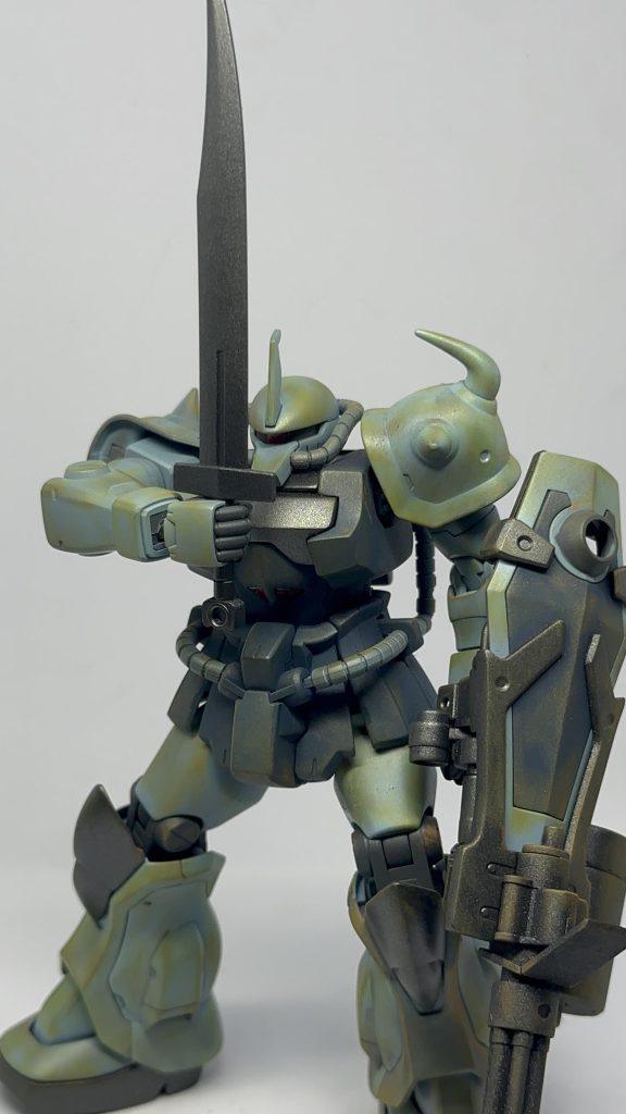 シールドの塗り分けもしましたがマスキングが甘かったので今後ブラッシュアップしていこうと思っています。