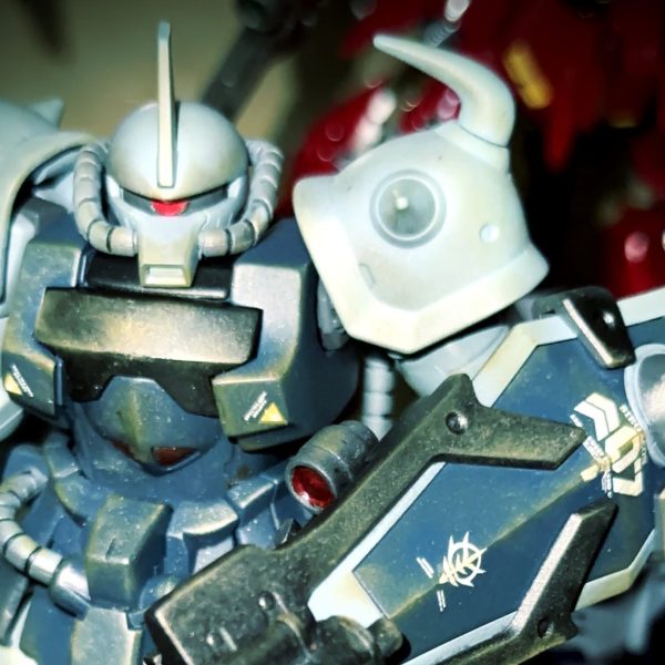 グフカスタム　ウェザリング修行中