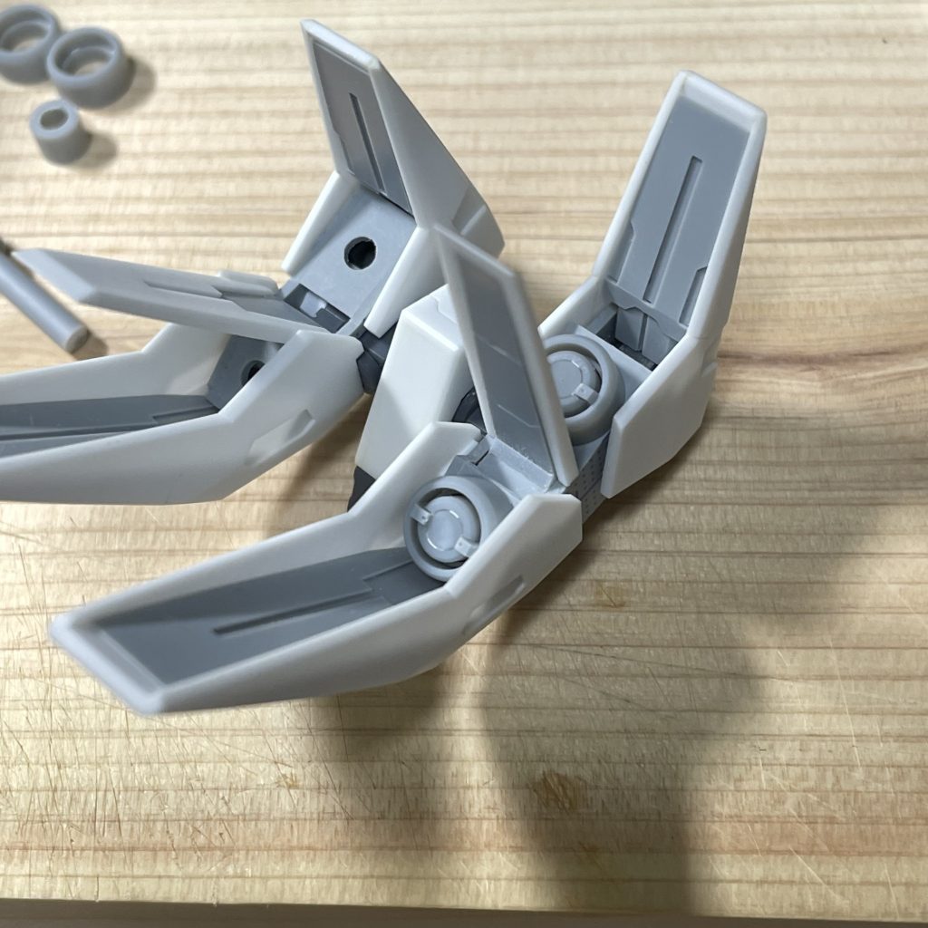 リアのブースターもプラ板で!本当にいいデザインです。