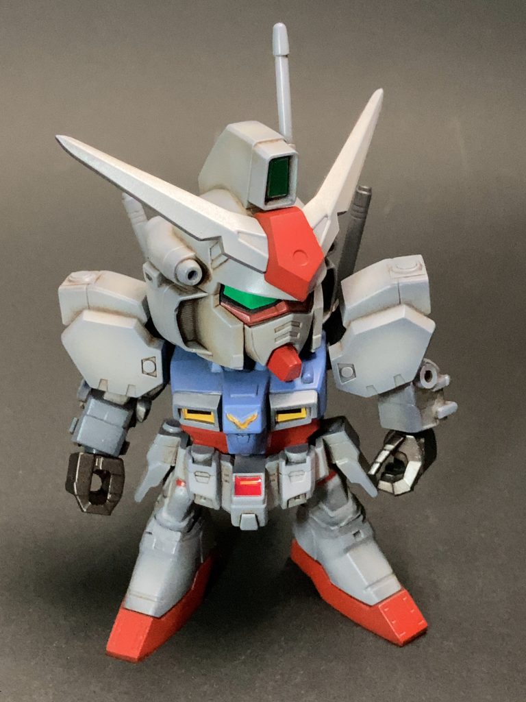 SDガンダム試作1号機 GP01ゼフィランサス–4枚目/制作者:@jiyu_nitsukuruきあい模型