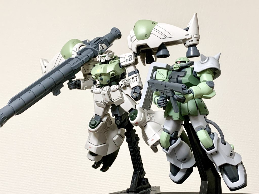 サイサリス（ジオンカラー）の随伴機のイメージで製作しております。