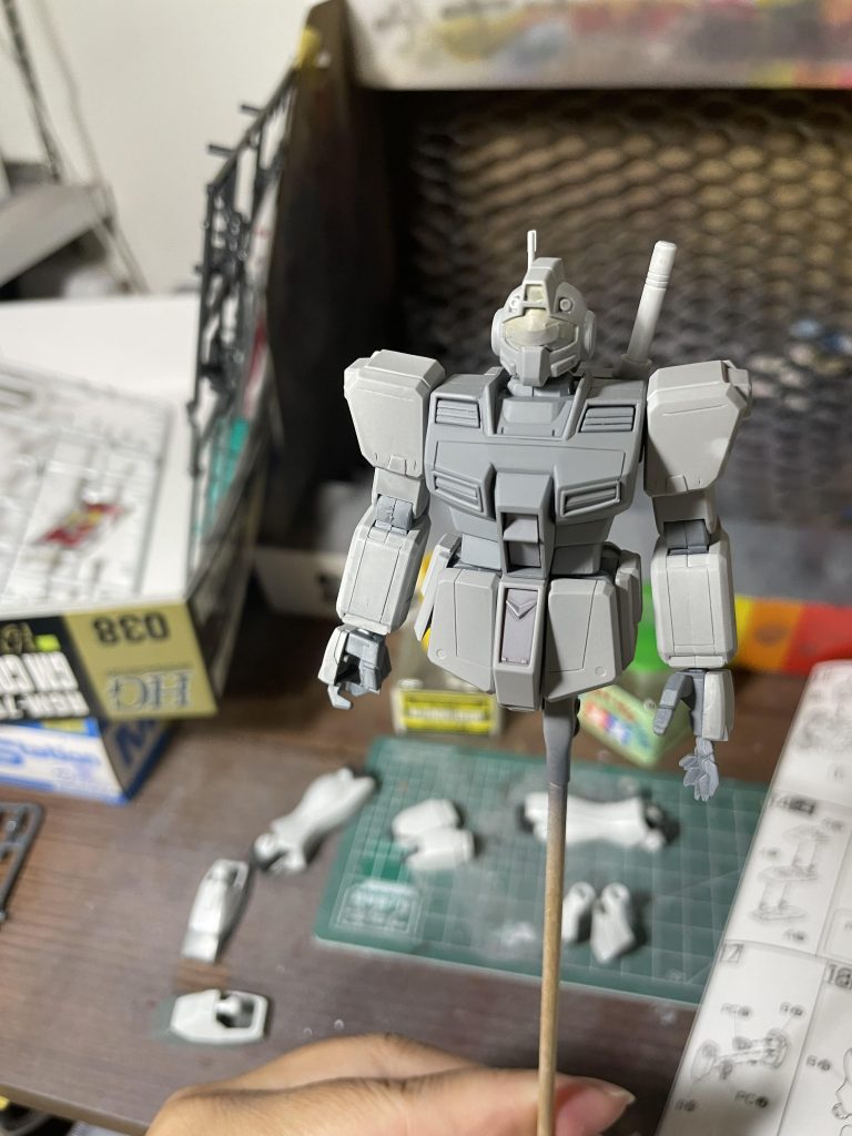 HGUC 1/144 ジム寒冷地仕様–2枚目/制作者：カサピー