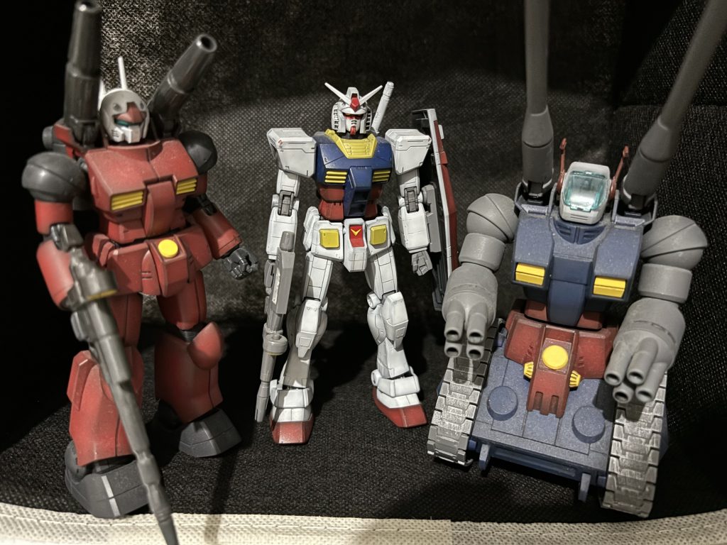 同時期に作成したファースト機体達。この組み合わせが一番しっくりきますね!!