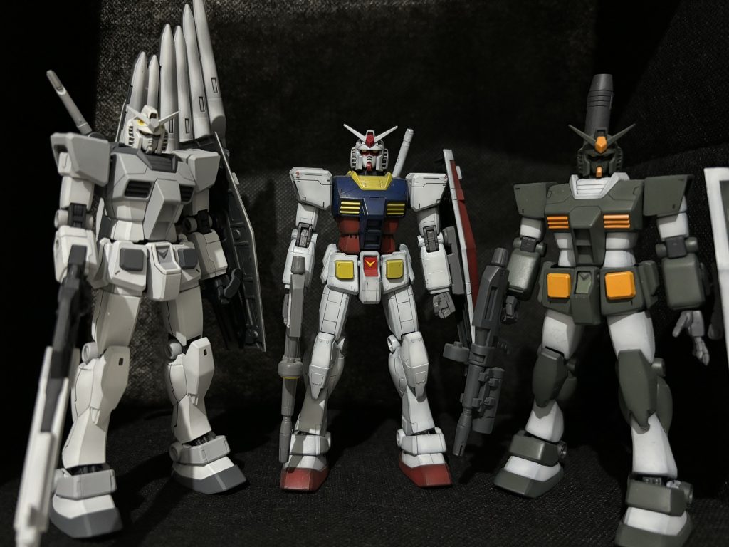 過去作のガンダム達。なんだかんだ作りやすいのかRX78-2の作品が1番多いかもしれませんね笑過去作で以前にアップできていない機体もたくさんあるので随時アップさせて頂きます!