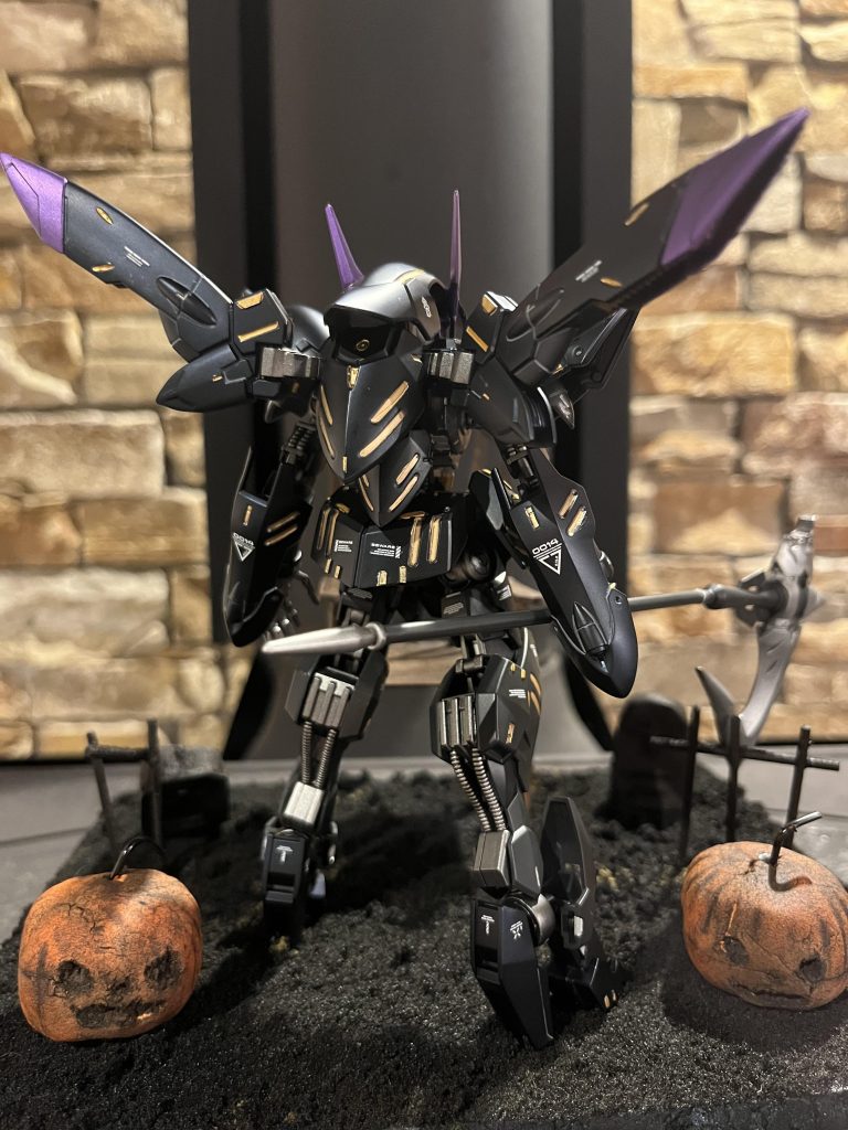 バックショットはこんな感じです(๑˃̵ᴗ˂̵)個人的に脚の動力パイプがすごい好きです(๑>◡<๑)