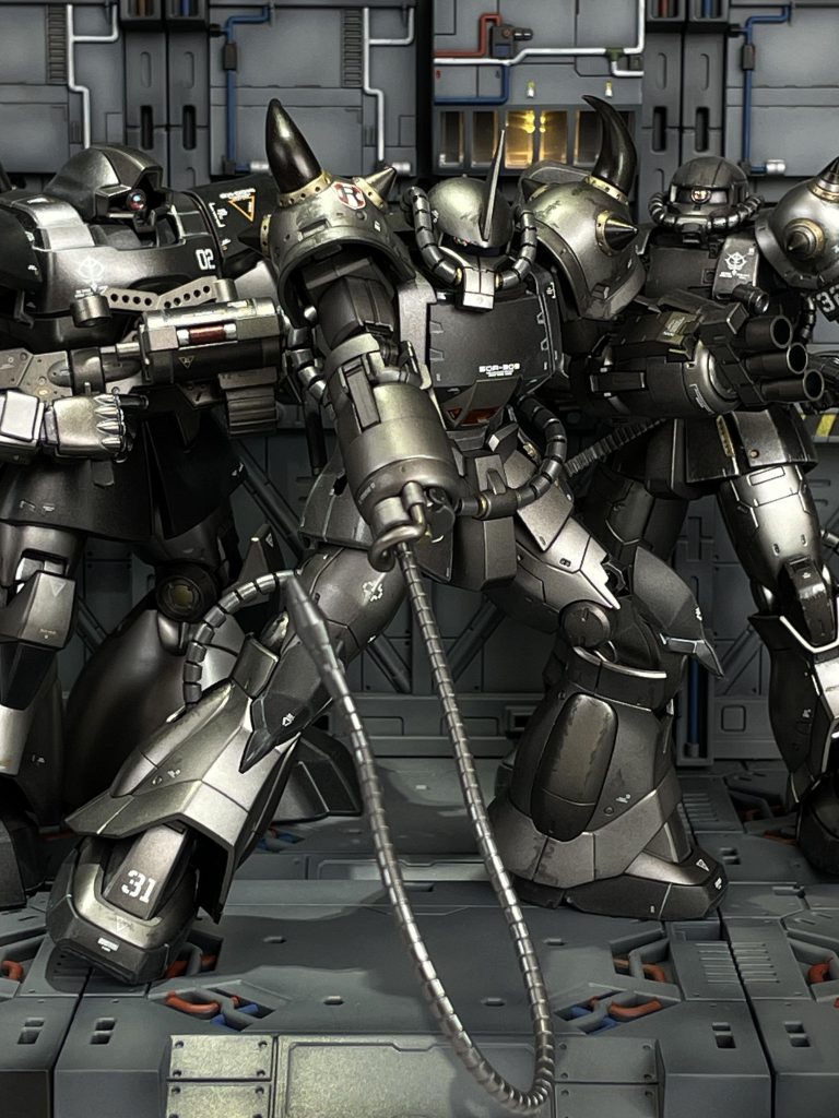 HG ORIGIN グフ戦術実証機　YMS-07B-0–5枚目/制作者：takiyama08g