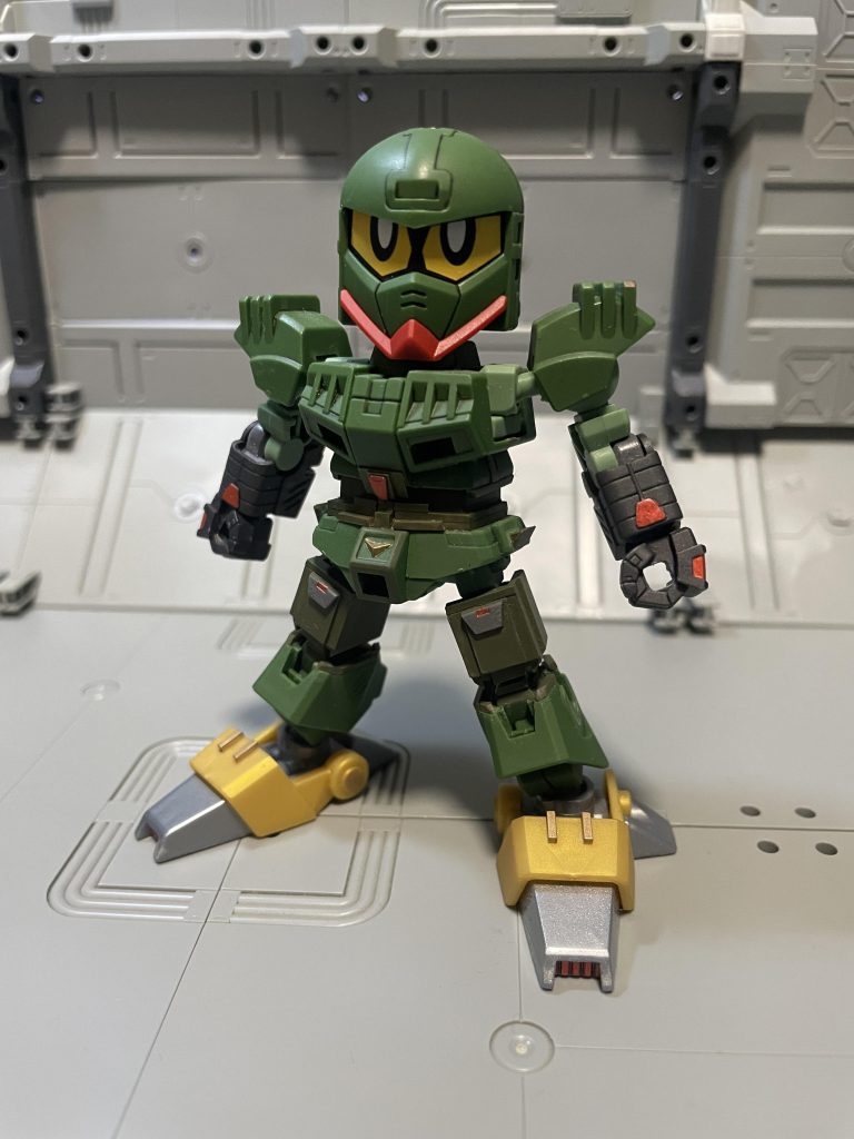 軽装状態にもなるので、武装バランス取れる範囲で外せます。