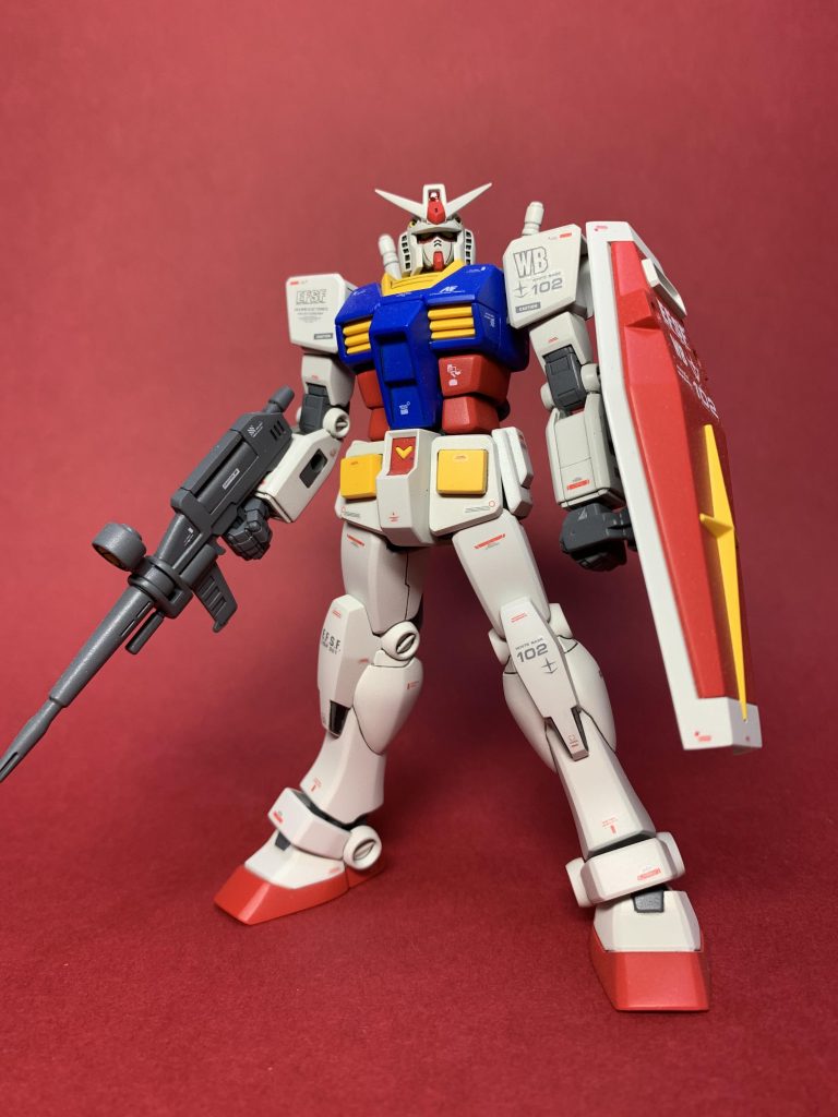 色のトーンを抑えて塗装