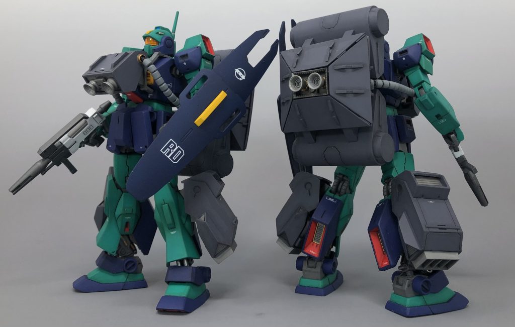 バリュートパック付きで2機並べてみました。