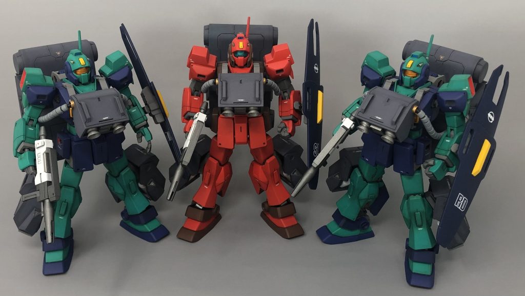 今回同時制作した3機を並べてみました。