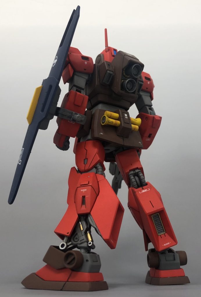 ビームサーベルはリックディアスさんと同じくイエローで塗装しました。