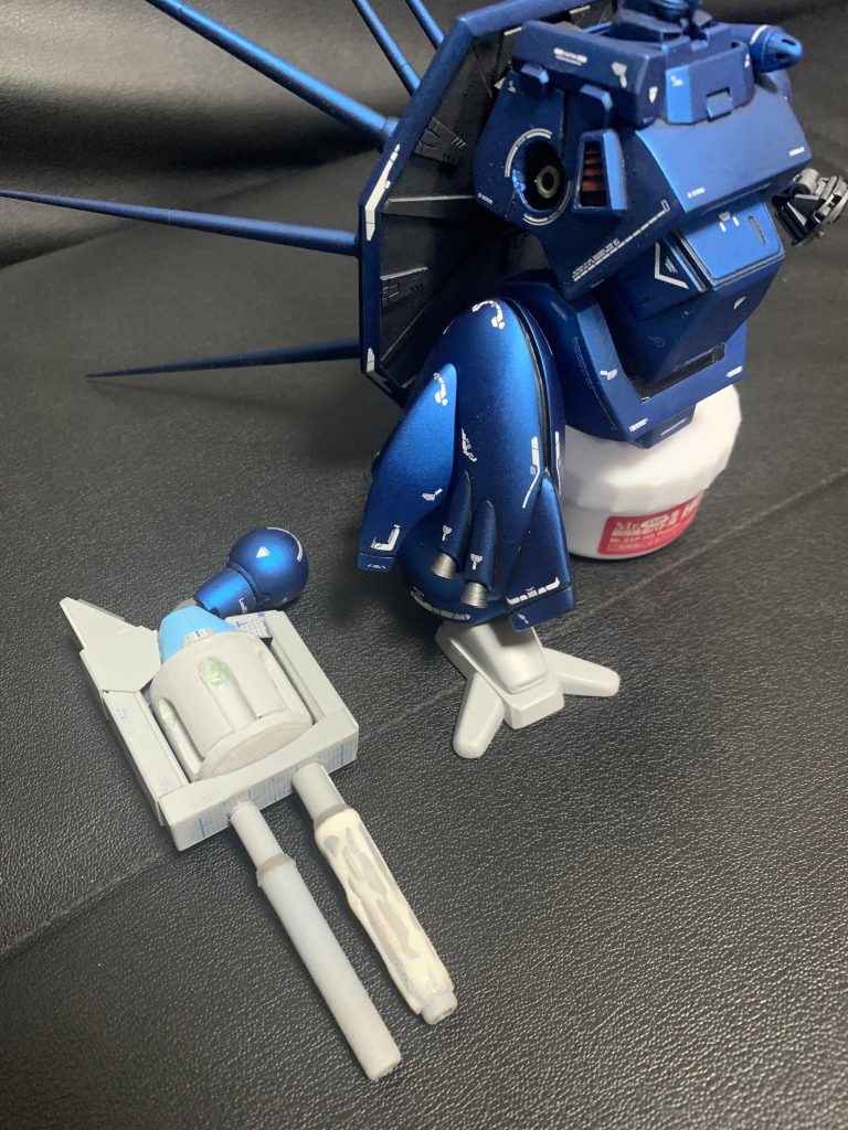 工作自体がプラ板の箱組みと積層、プラパイプの加工にディテールパーツ使用等の繰り返しで構成されております。