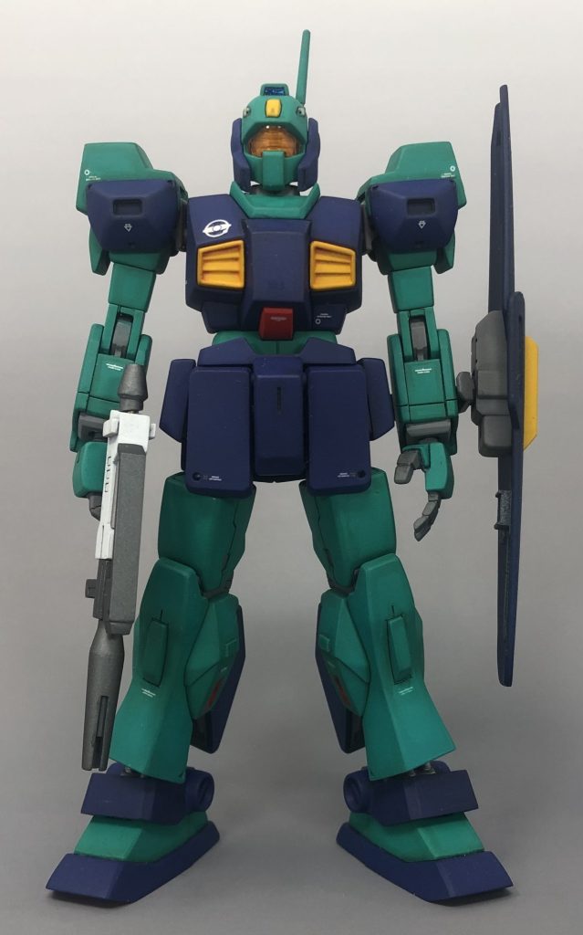 まずはバリュートパック無しの状態で。見える部分に特にディテールアップはしていません。取説とほぼ同じ見た目にしています。