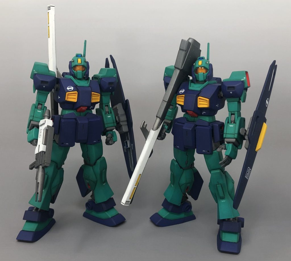 リックディアスさんのキットからクレイ・バズーカをガメてきました。バズーカの配色は百式さんの時に作ったものと合わせてあります。