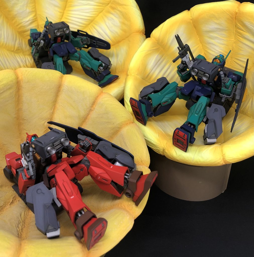 皆さん揃って地球降下させてみました。