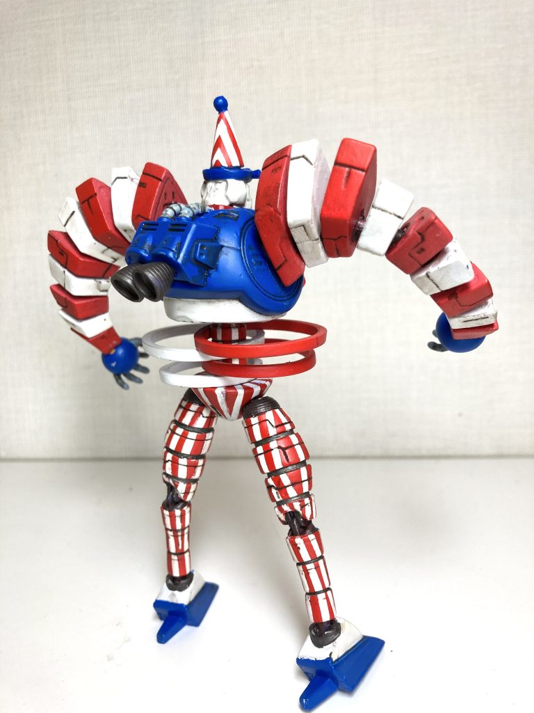 MIAのジェスターガンダムの腕の構造はなかなか良くできていて、結構気に入っています。以上、お目汚しで失礼しました。