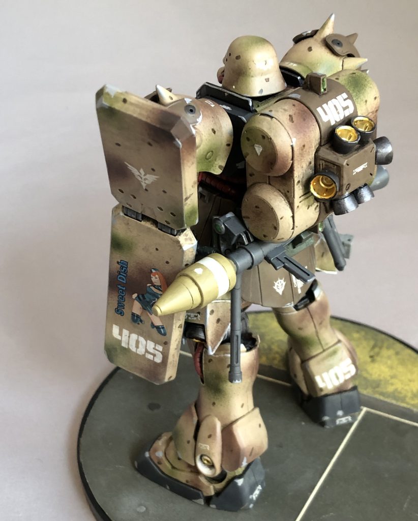 迷彩パターンは近藤和久先生のイラストレーションを目指した感じにしてみました。