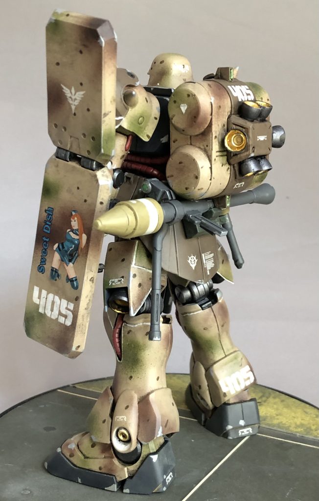 塗装以外はほぼ無改造のストレート組ですが、スタイルは良好です。