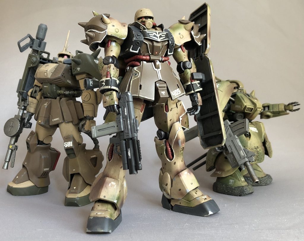 北アフリカ戦線の僚機と。最後までご覧いただきありがとうございました!