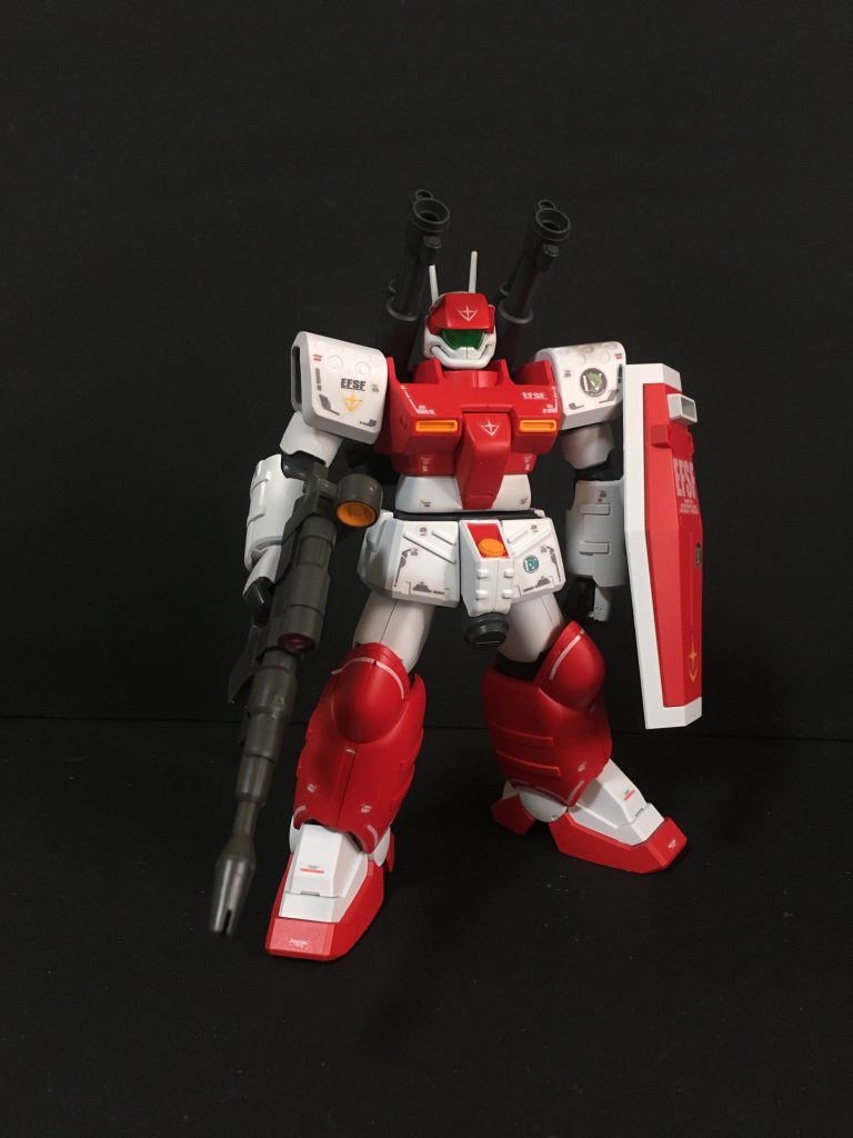 不死身の第4小隊に量産型ガンキャノンが配備された記録は見当たらなかったのですが、、、アデルの予備機として配備されていたという妄想設定です。